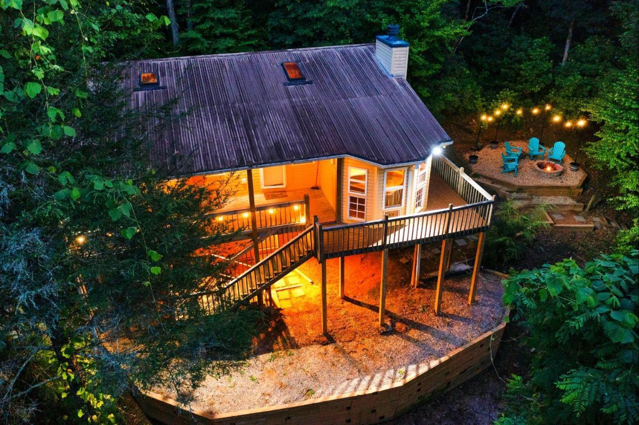 Cozy Cabin Retreat - Hot Tub, Fireplace & Fire Pit Blue Ridge Exterior photo